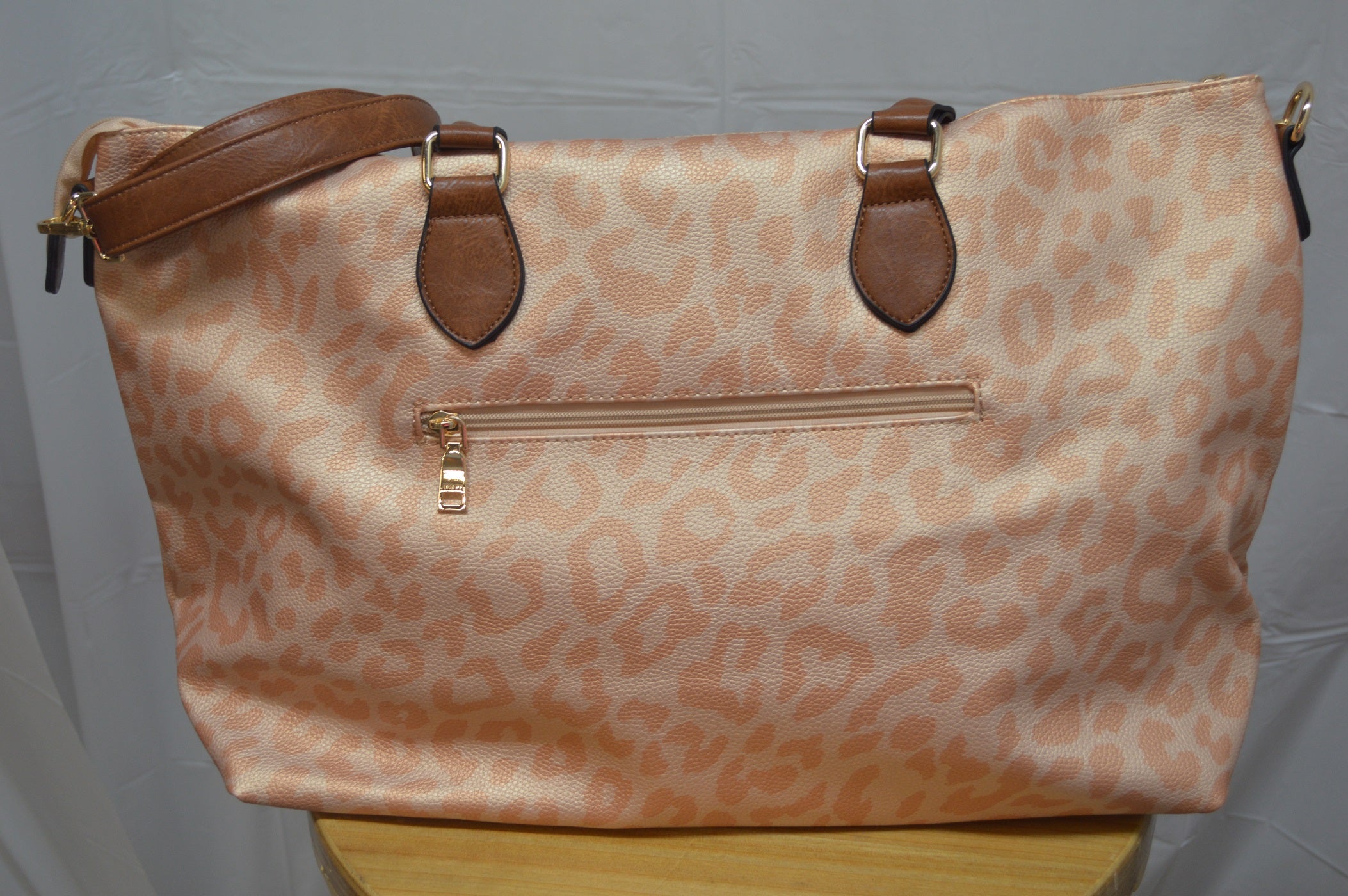 Rose Gold Cheetah Print Weekender