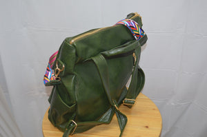 Forest Green Convertible Backpack