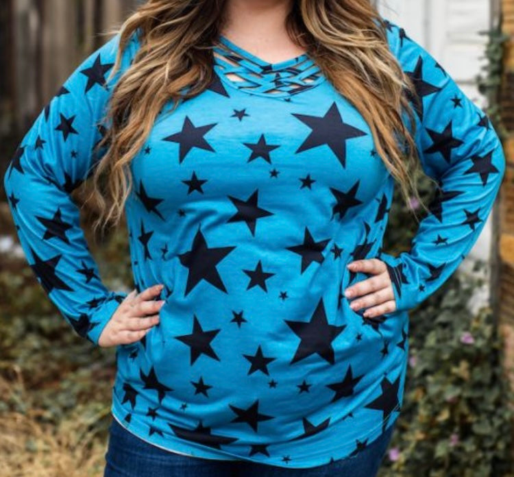 Blue Star Tunic