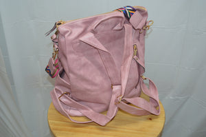 Dusty Rose Convertible Backpack